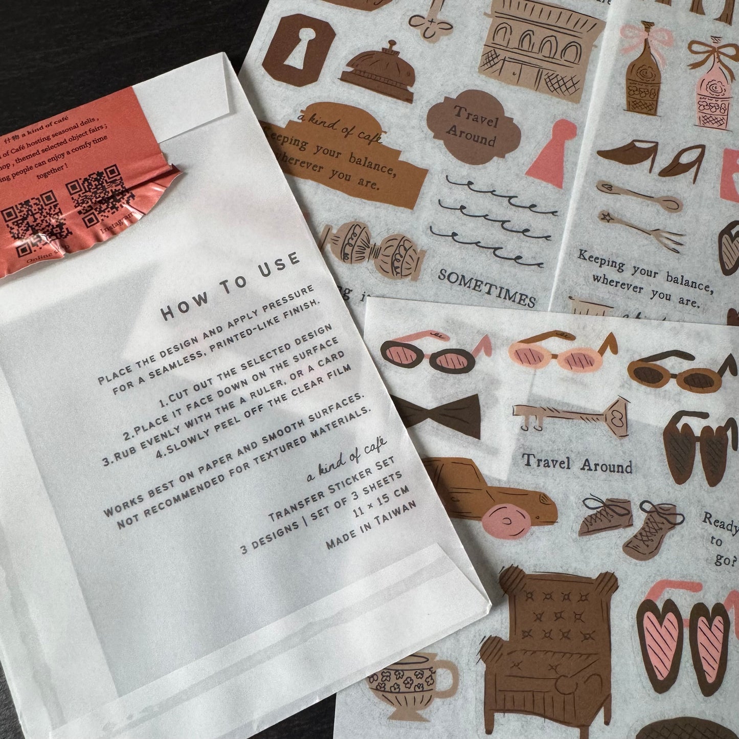 A Kind Of Cafe Transfer Sticker