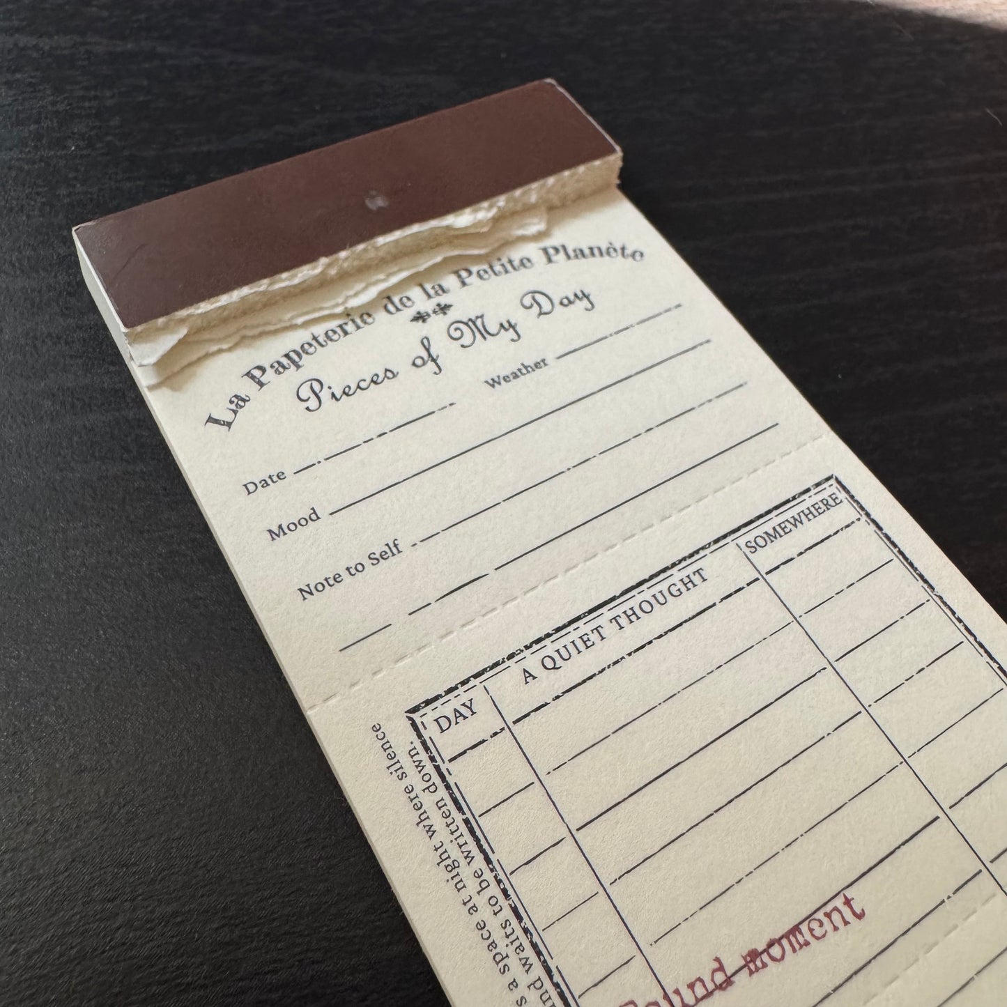 Asteroid notepad