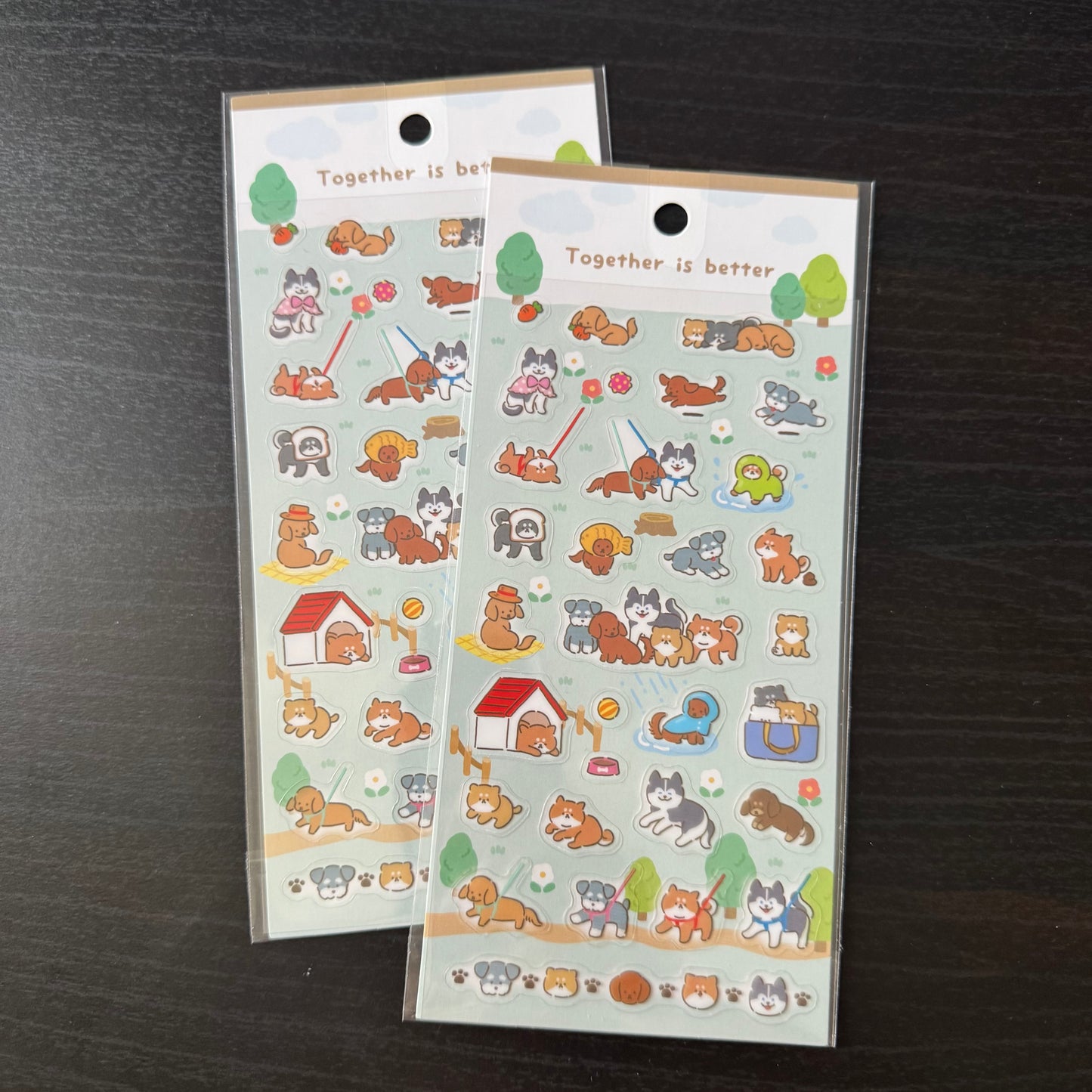 sticker sheet - dog