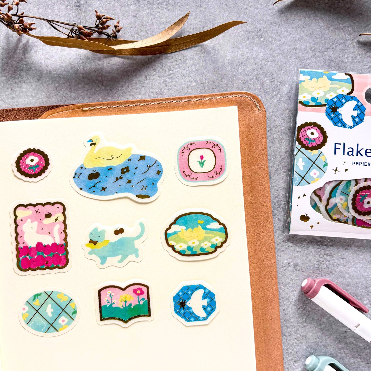 Nodoka Miyashita flake stickers