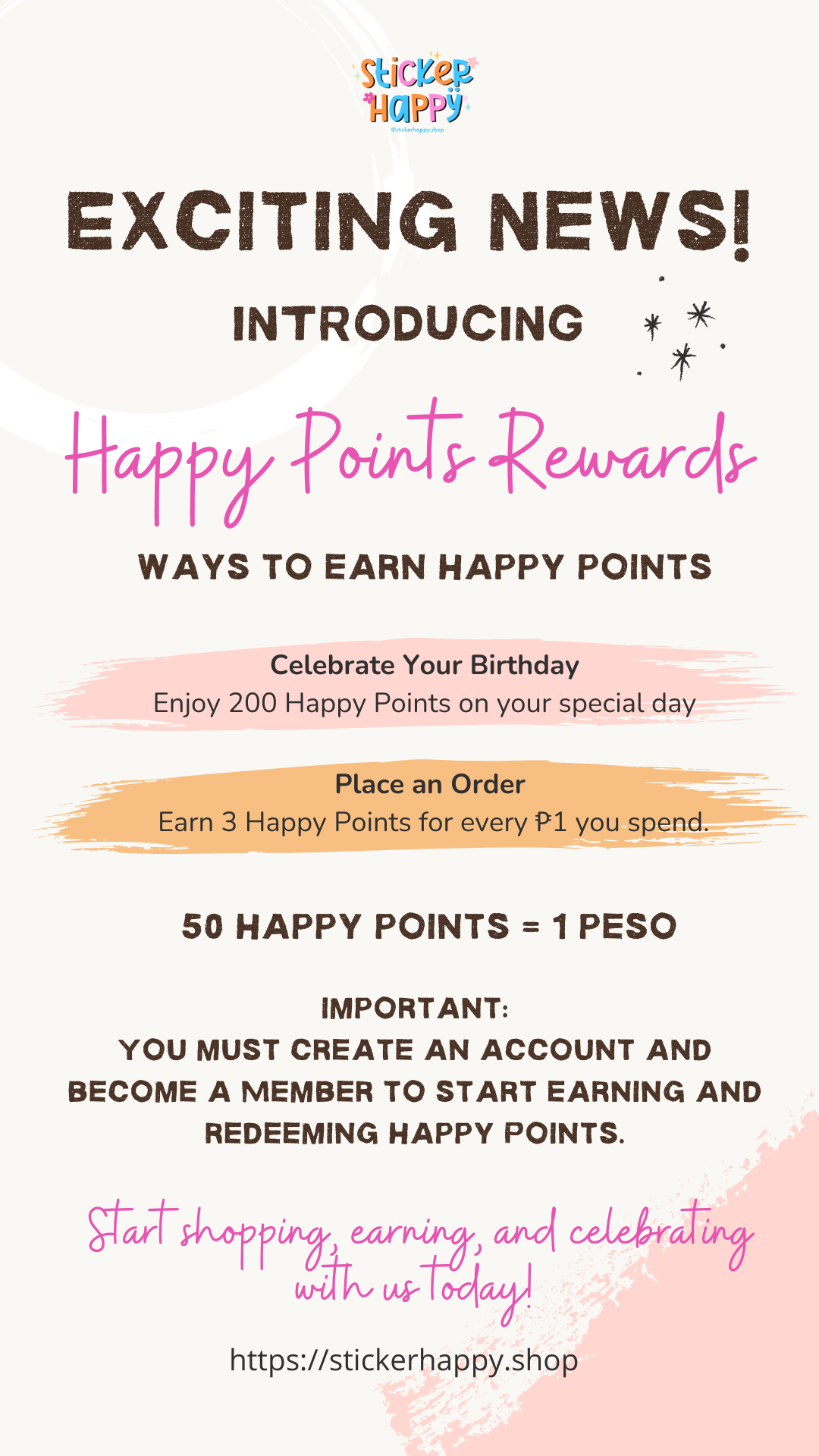 Exciting News: Introducing Happy Points Rewards