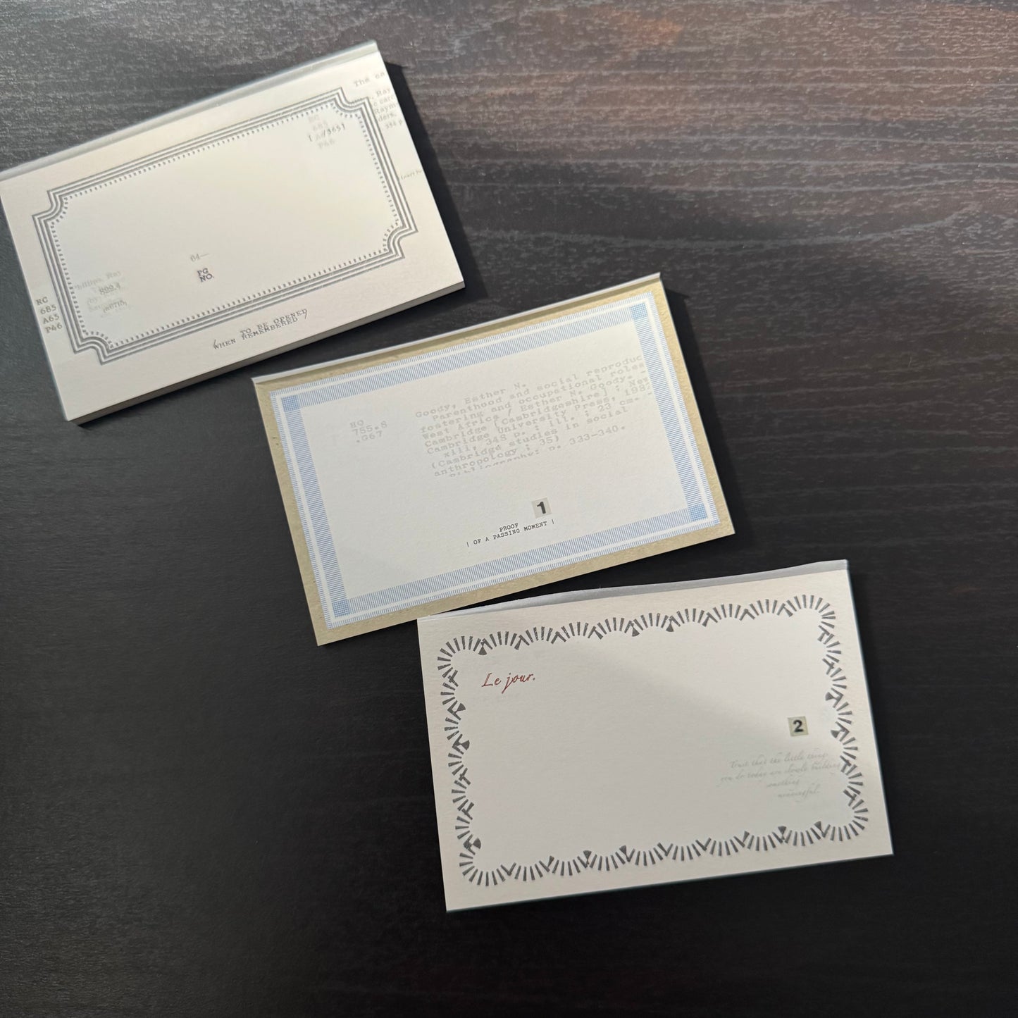 nyret memo pads (preloved)