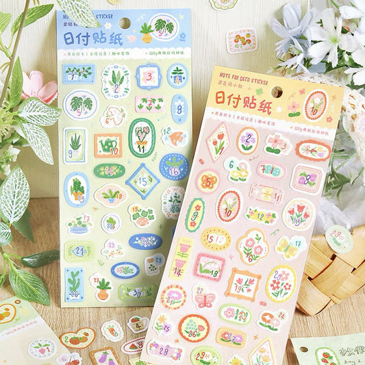 plant sticker sheets