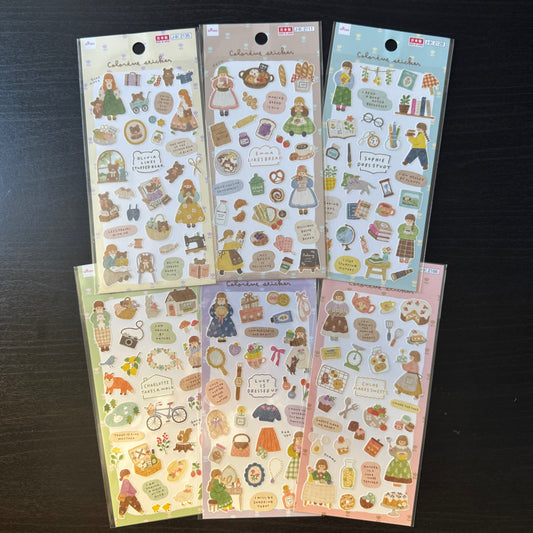 colorene sticker sheet series