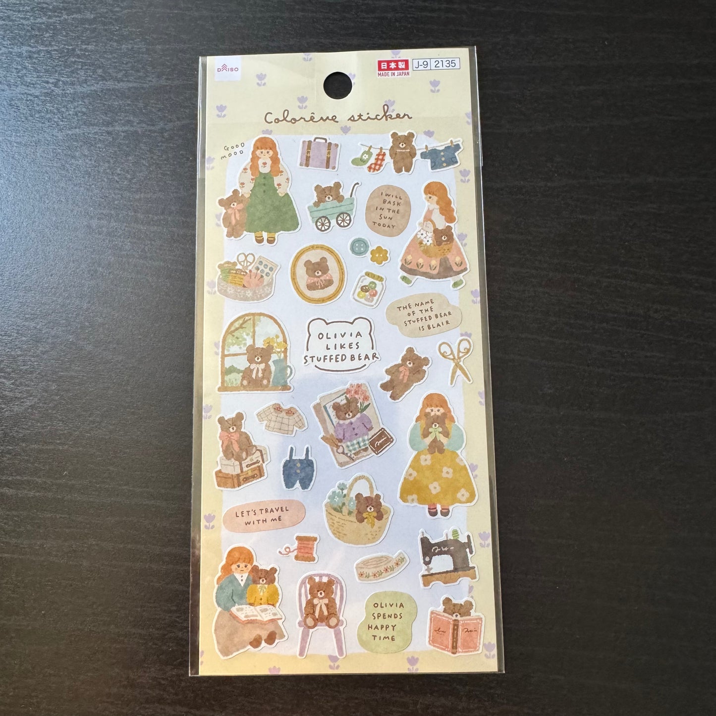 colorene sticker sheet series