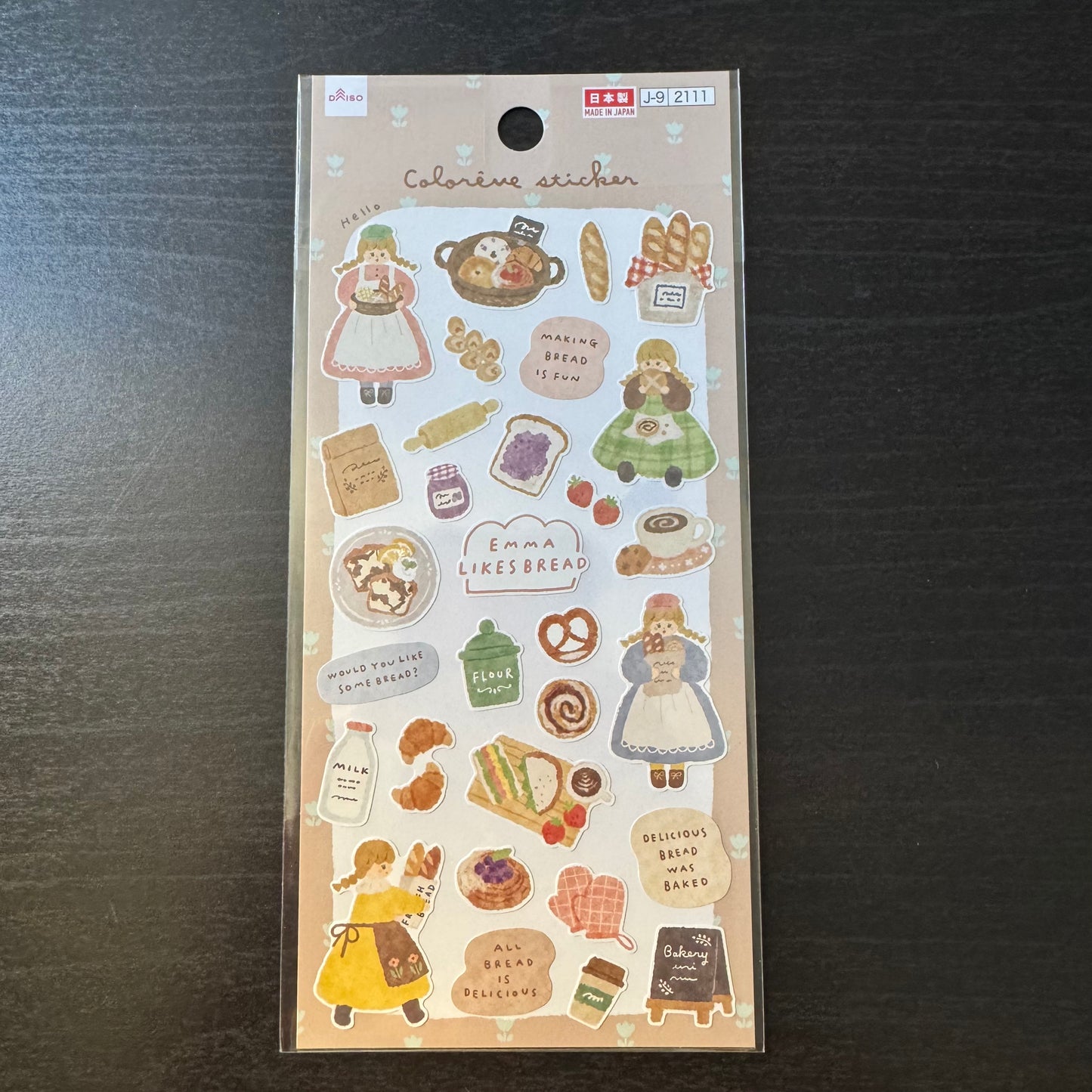 colorene sticker sheet series