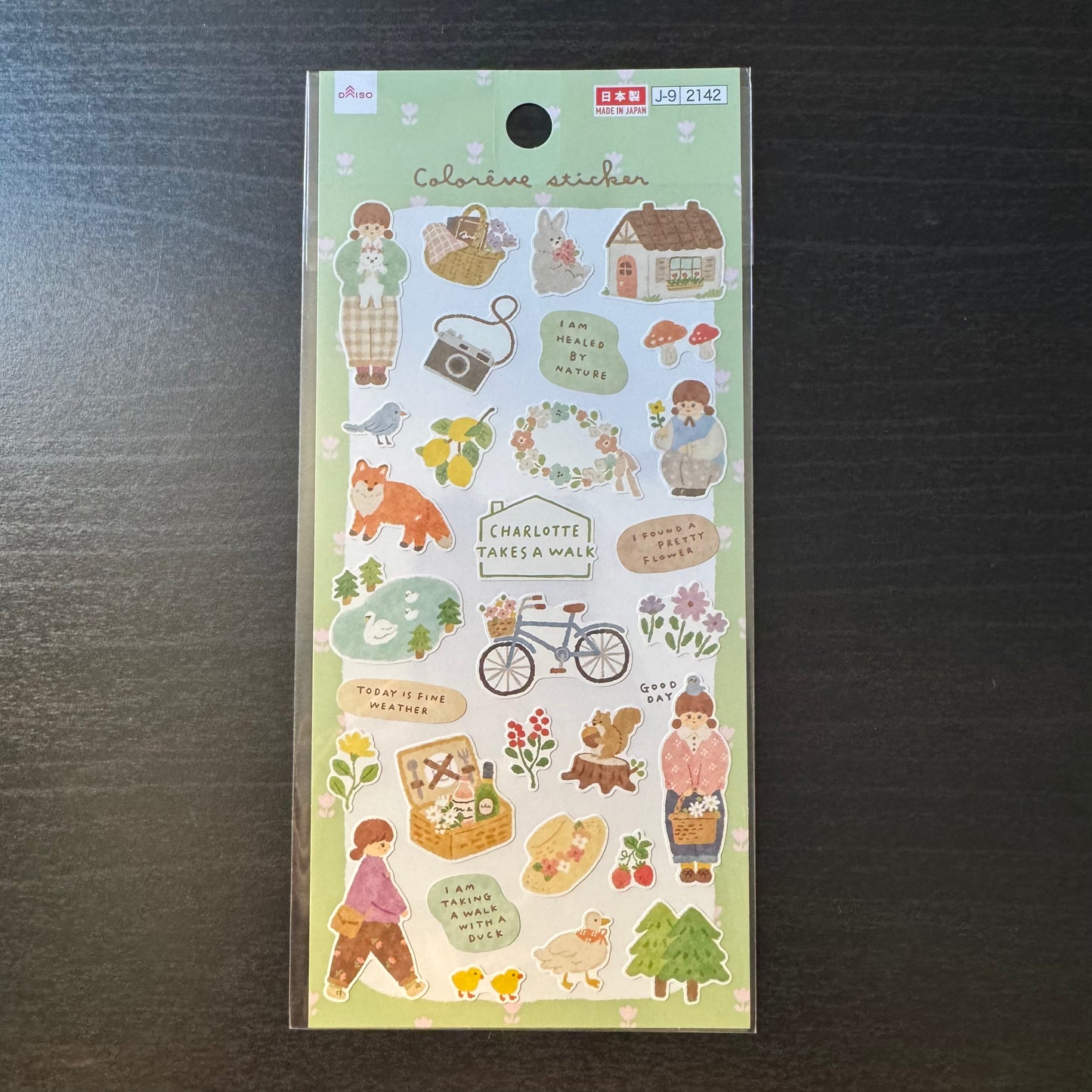 colorene sticker sheet series