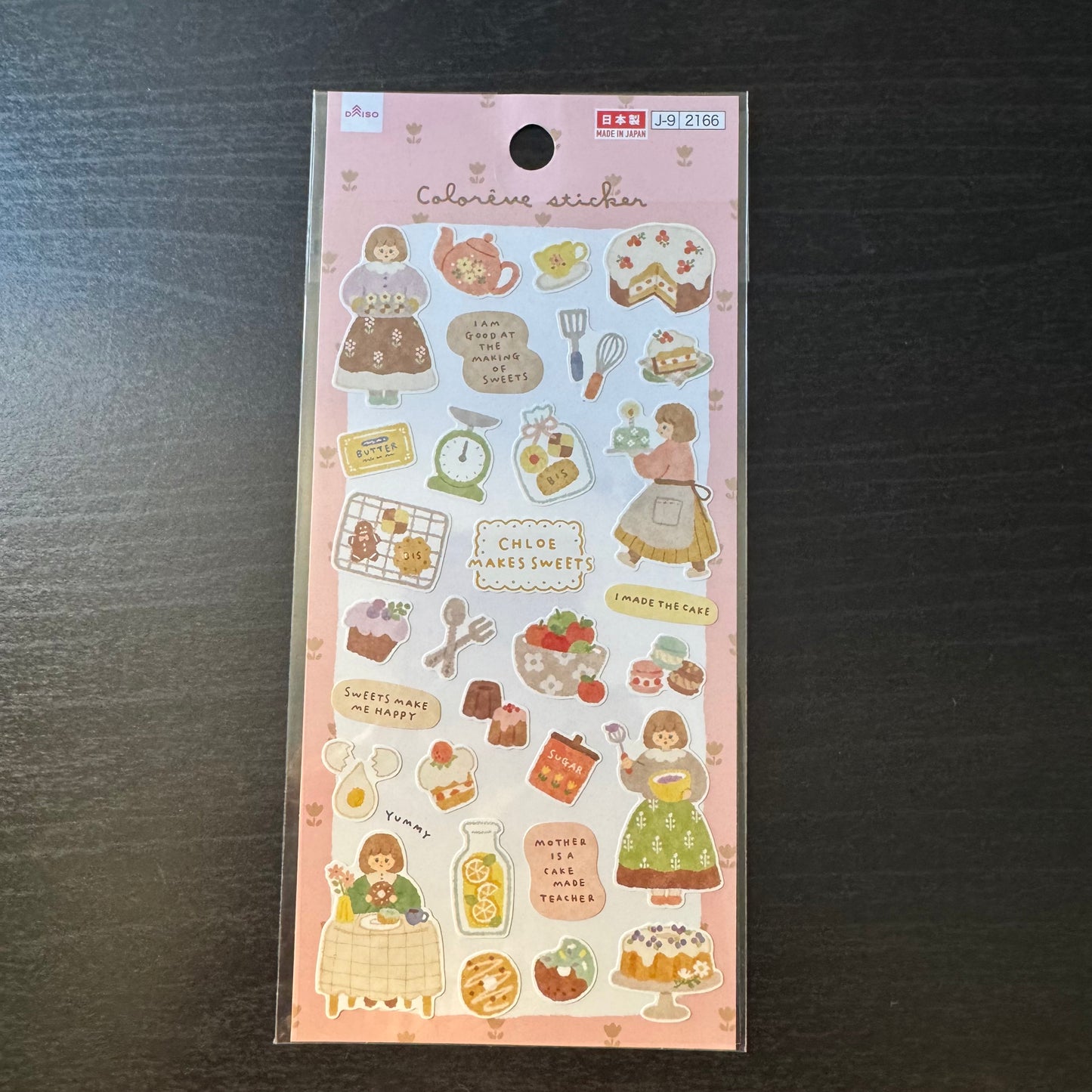 colorene sticker sheet series