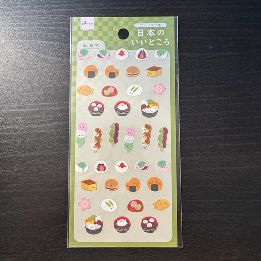Japanese food sticker sheet