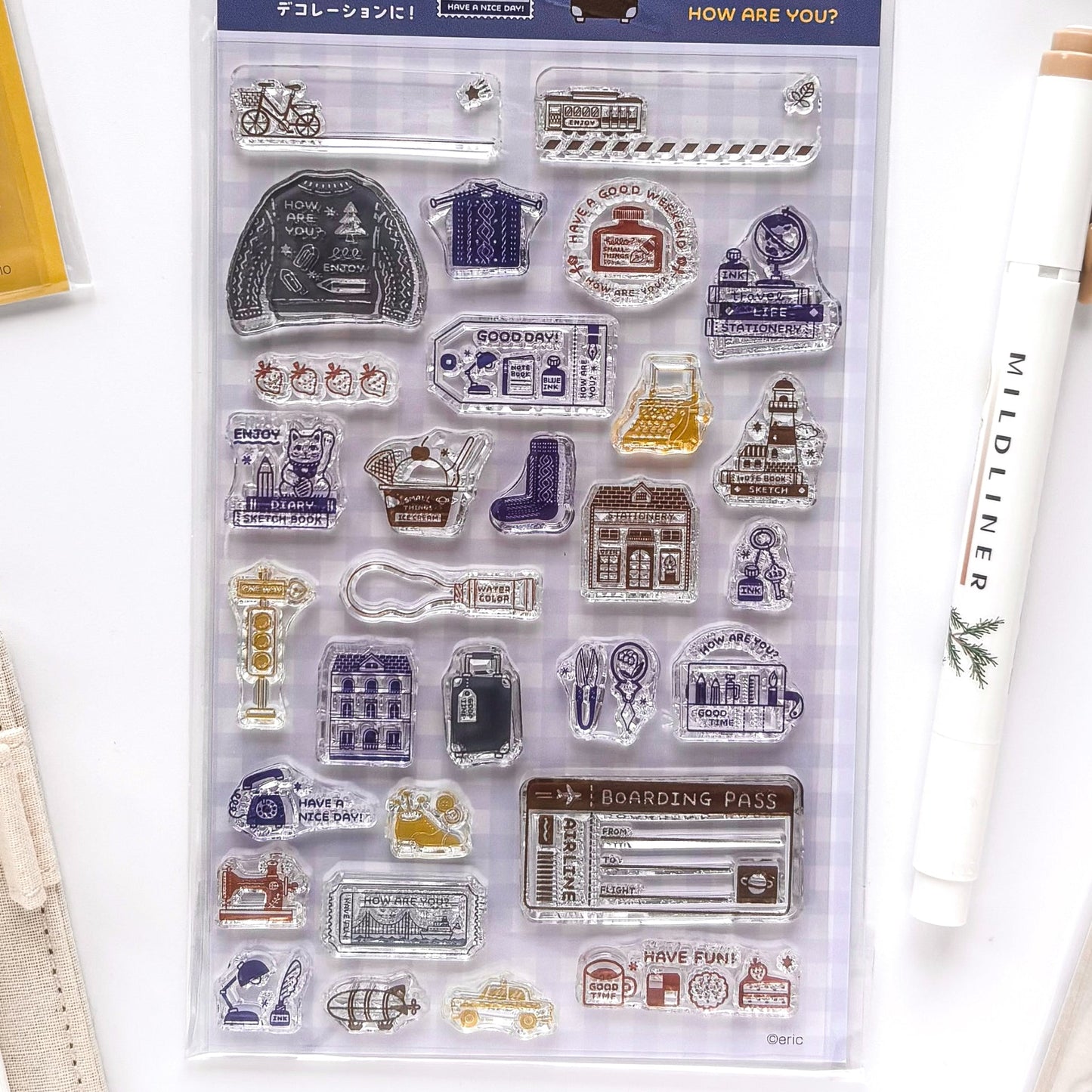 eric Small Things clear stamp