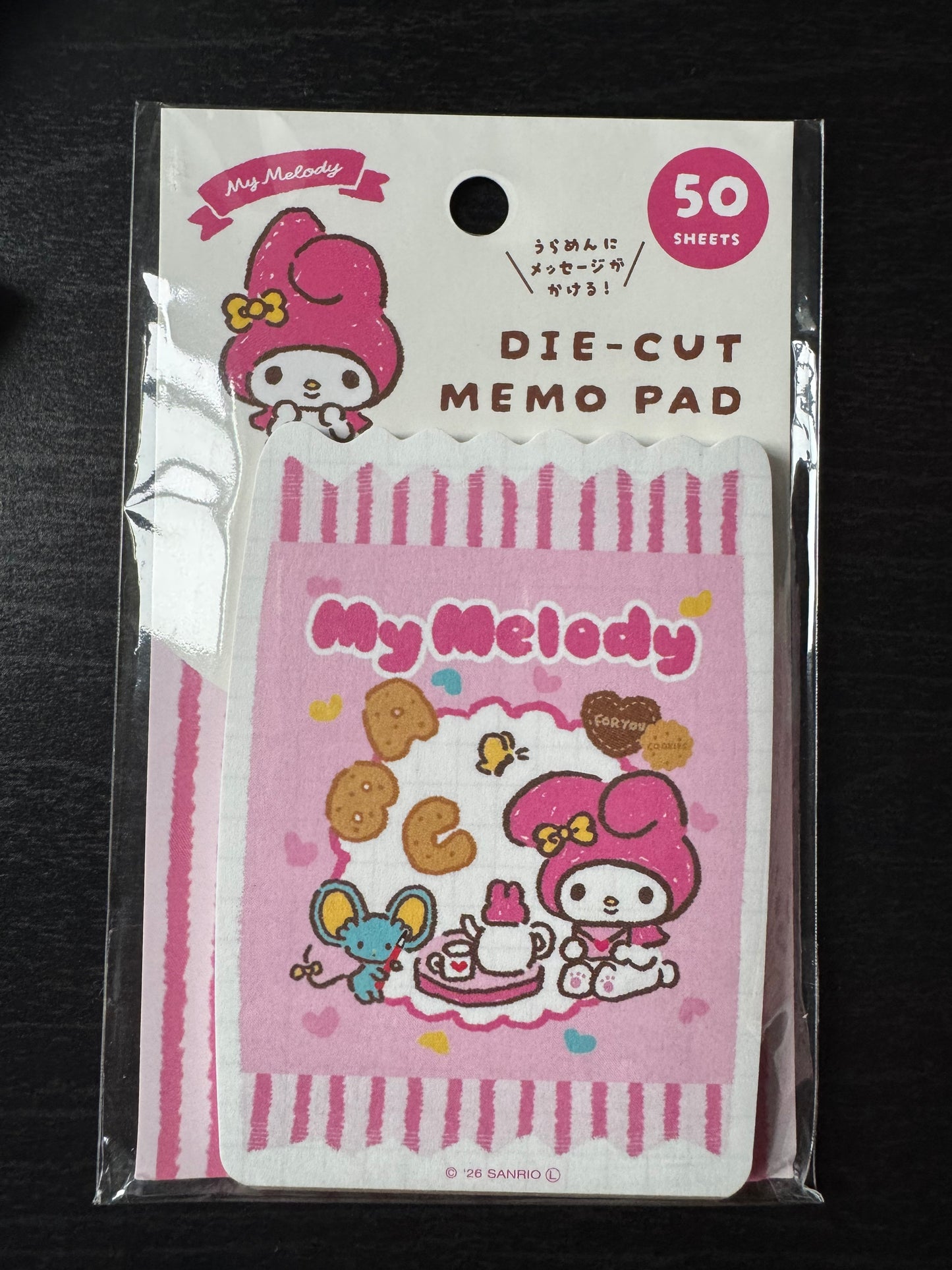 Sanrio x Furukawashiko collaboration memo pad