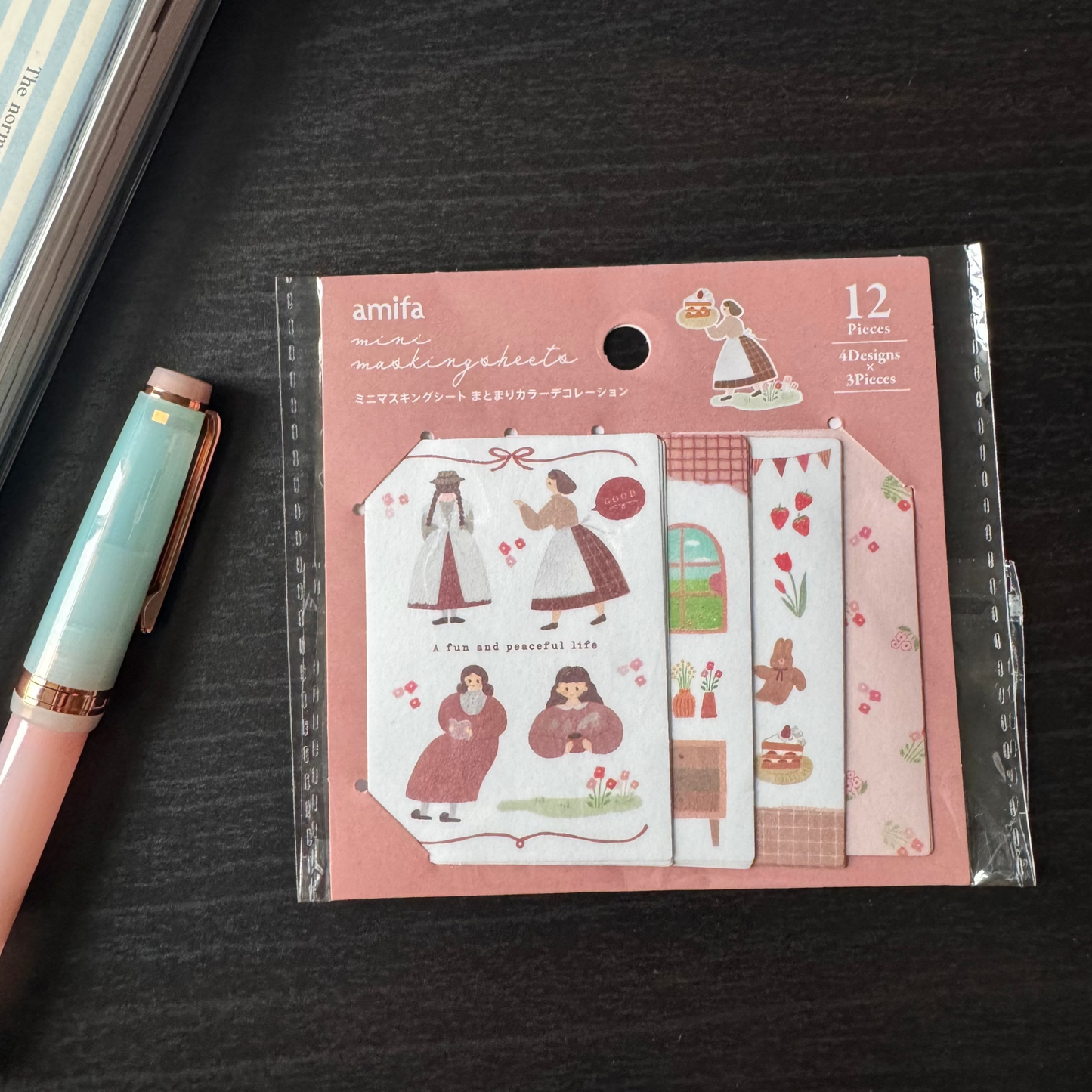 mini masking sheet - pink