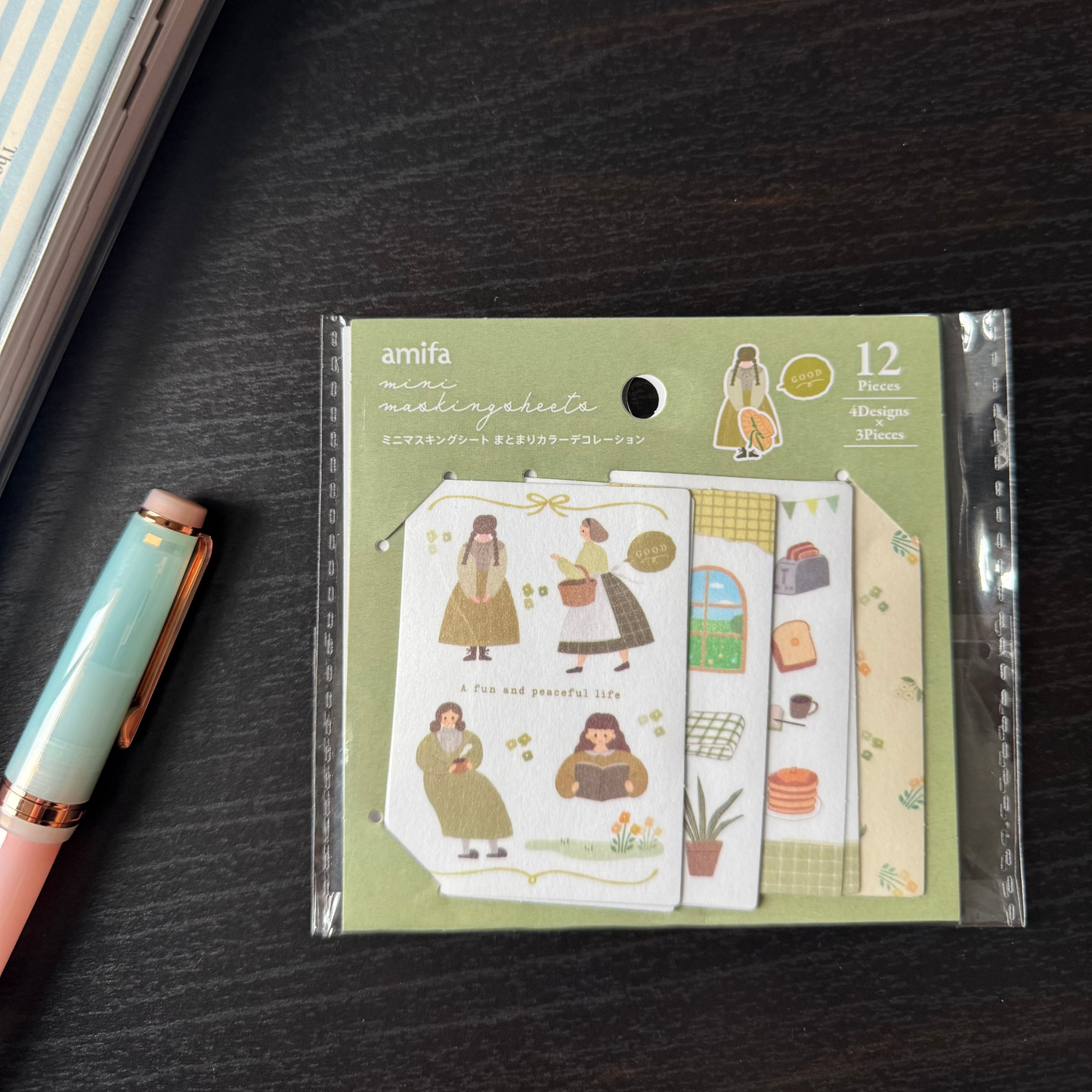 mini masking sheet - green
