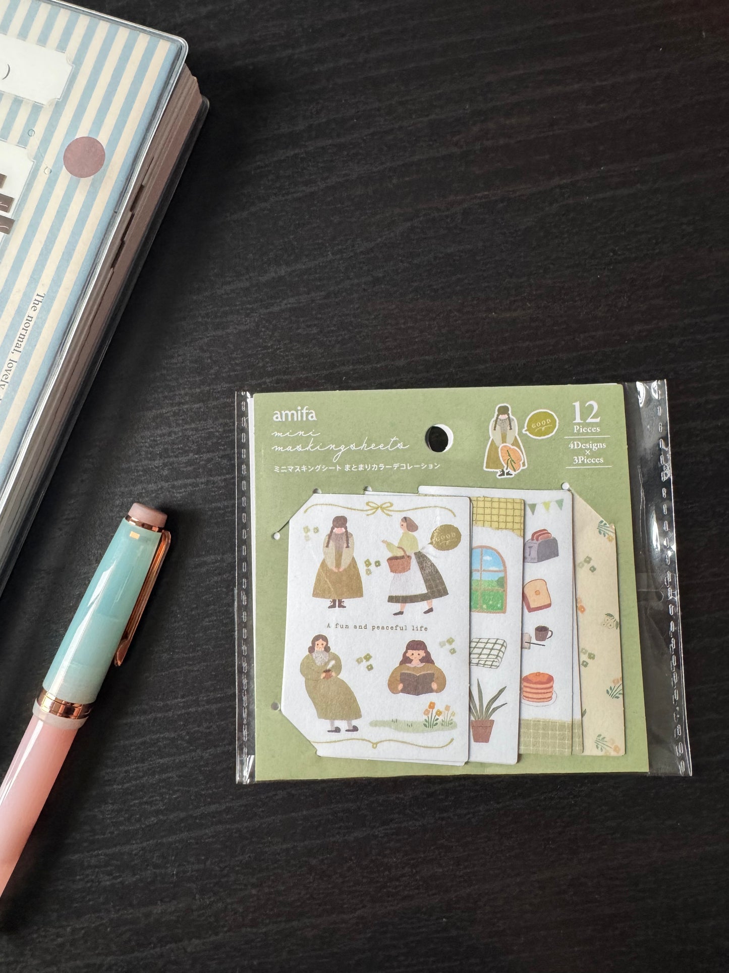 mini masking sheet - green