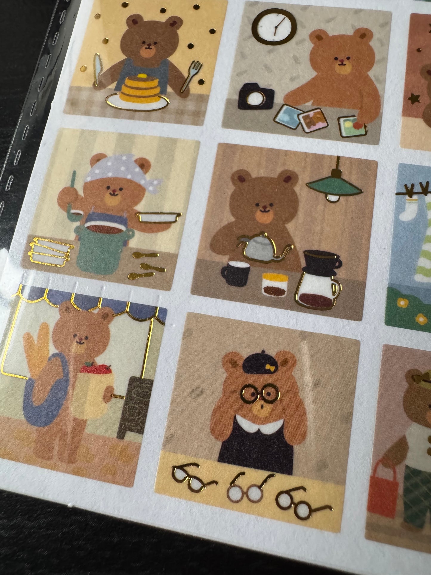 square sticker - cat