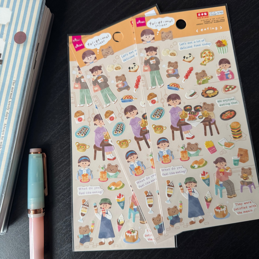 toi-et-moi sticker sheet