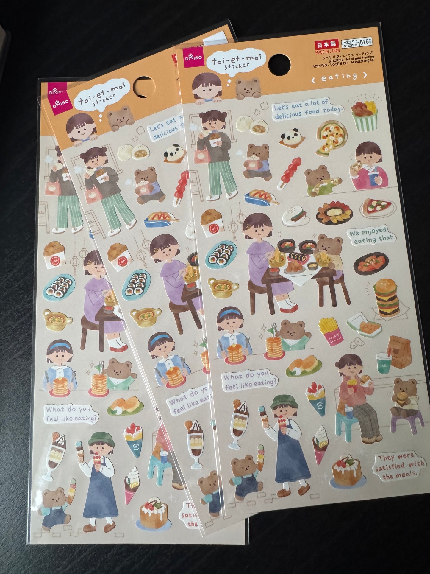 toi-et-moi sticker sheet