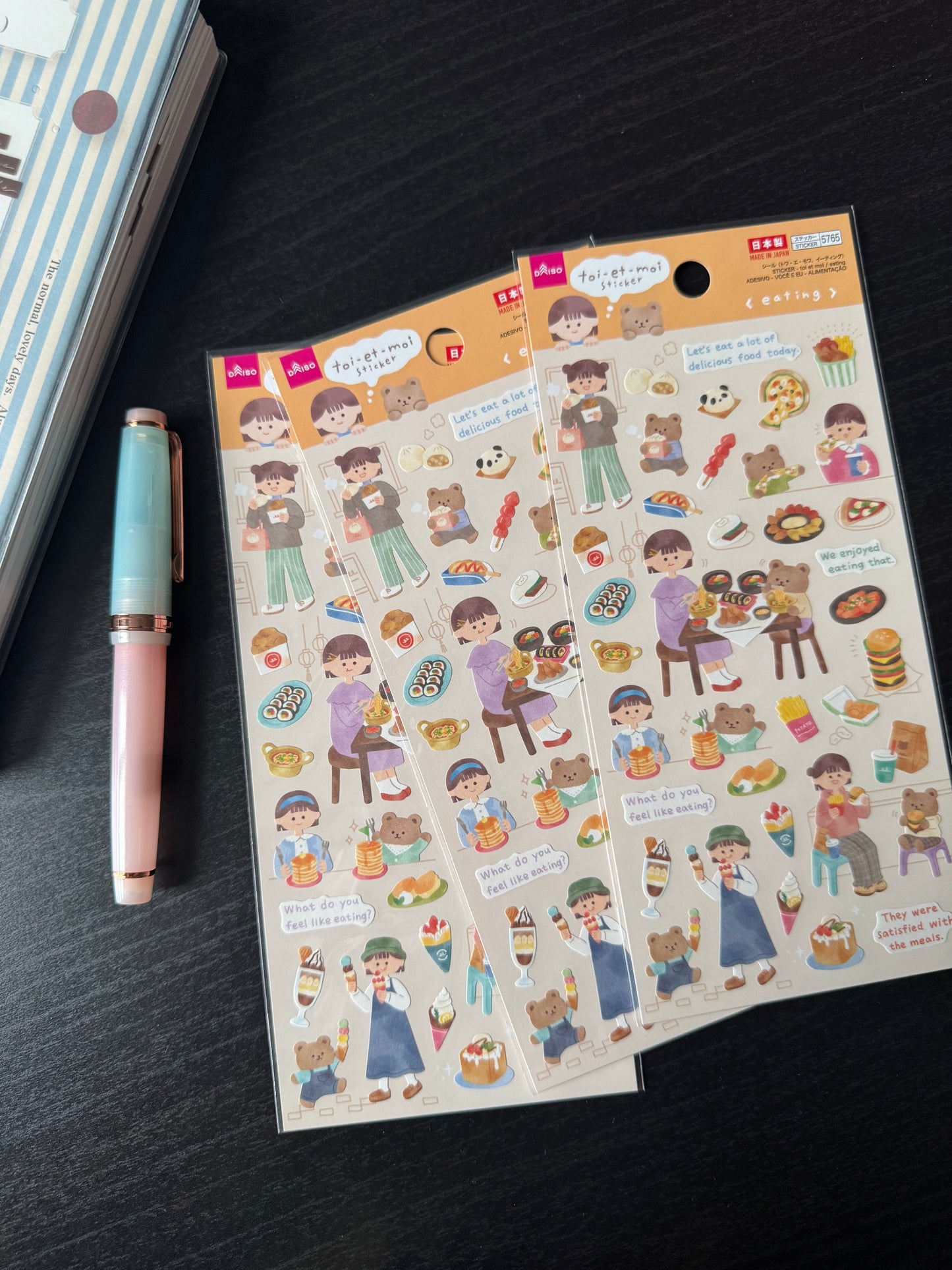 toi-et-moi sticker sheet