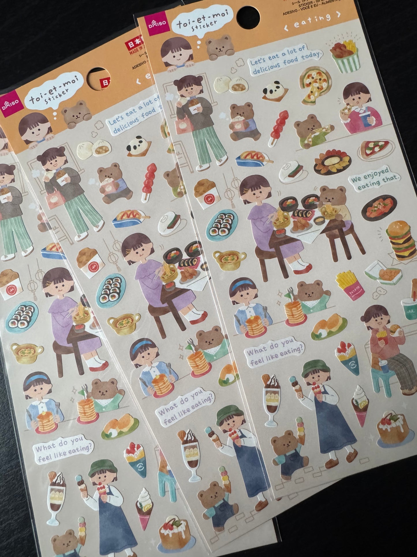 toi-et-moi sticker sheet