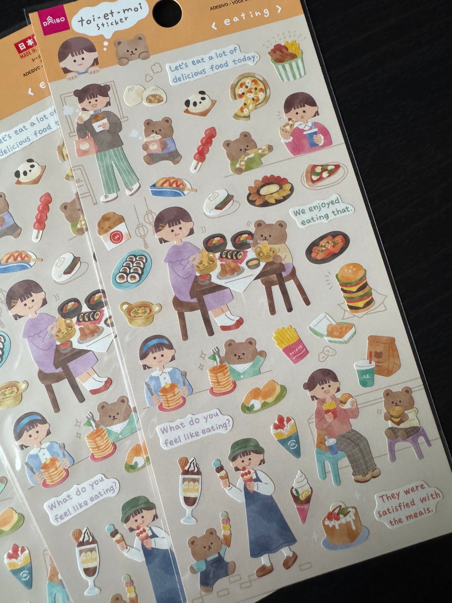 toi-et-moi sticker sheet