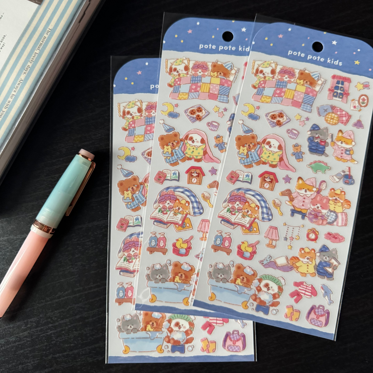Mind Wave - pote pote kids bedroom sticker sheet