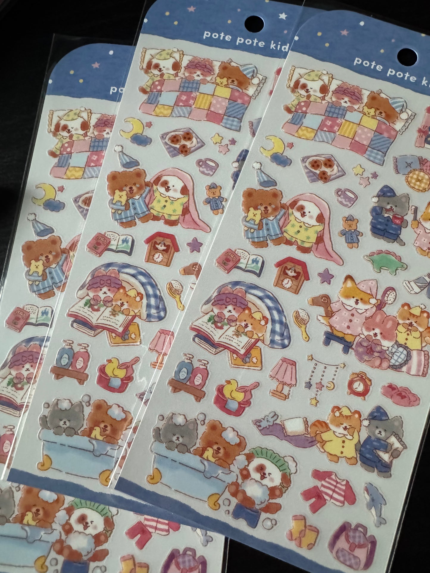 Mind Wave - pote pote kids bedroom sticker sheet