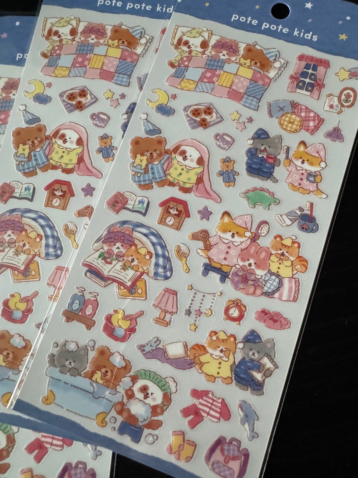 Mind Wave - pote pote kids bedroom sticker sheet