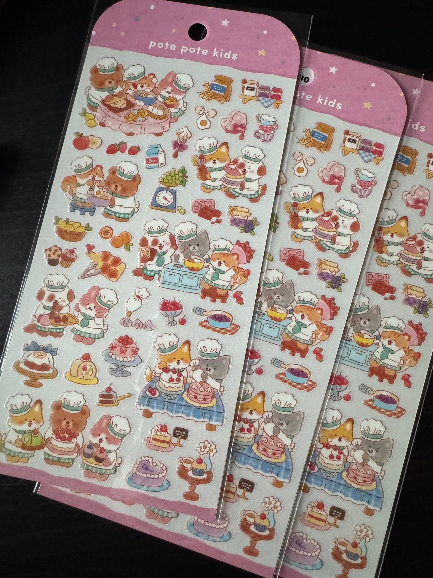 Mind Wave - pote pote kids baking sticker sheet
