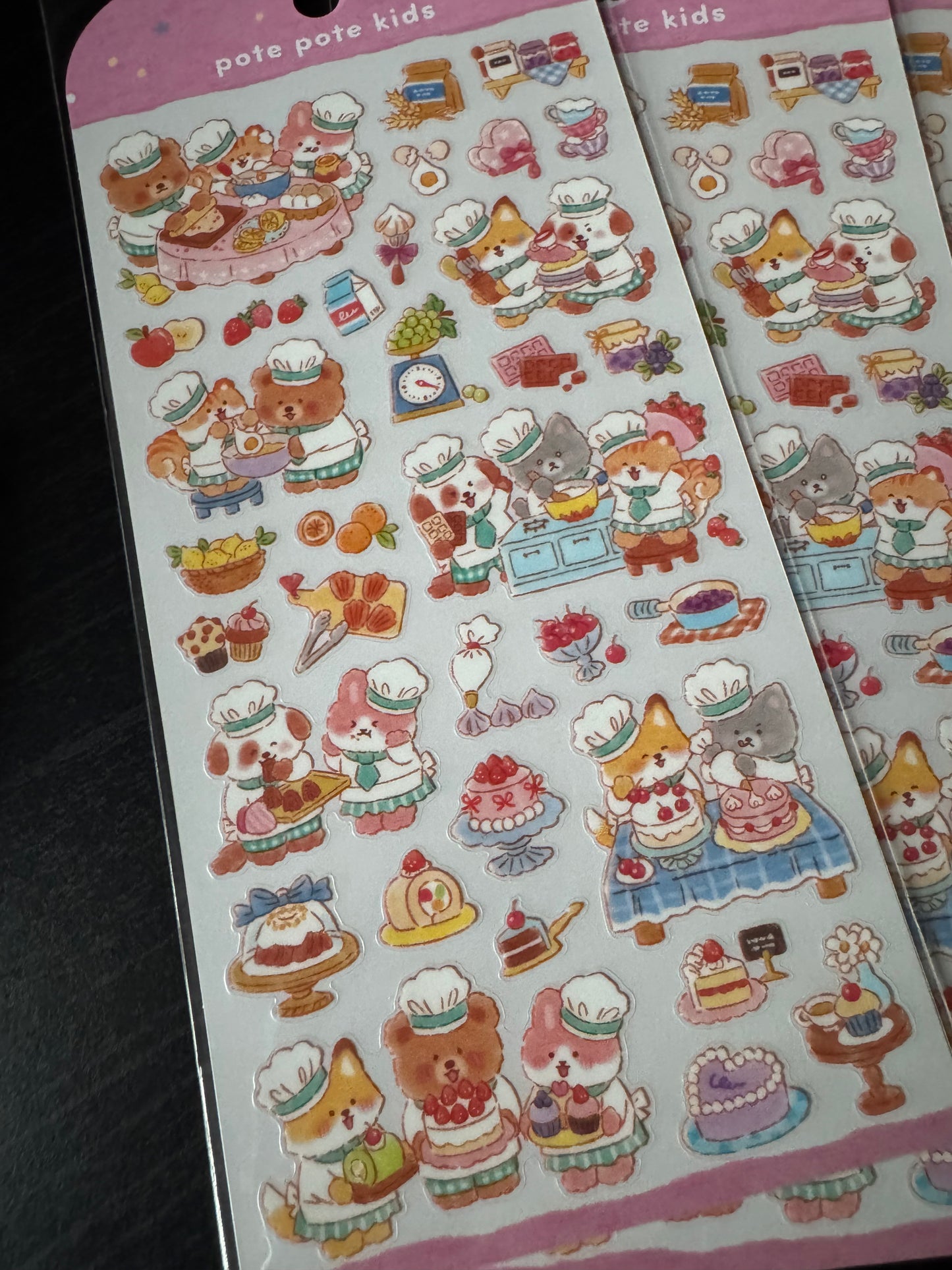 Mind Wave - pote pote kids baking sticker sheet