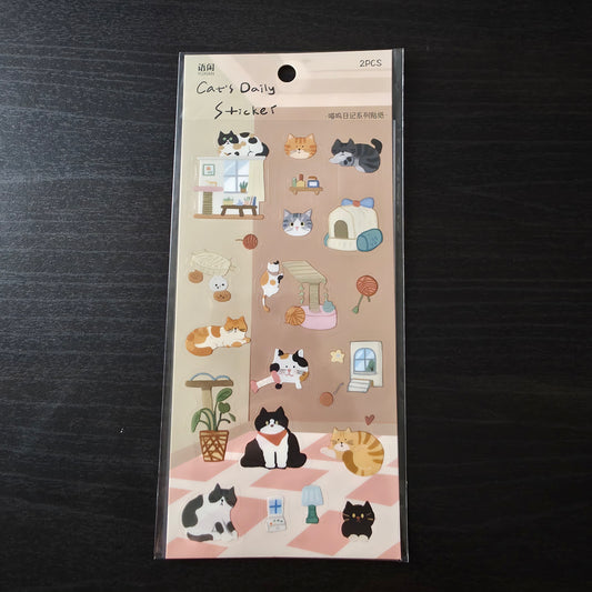 cat sticker sheet 2